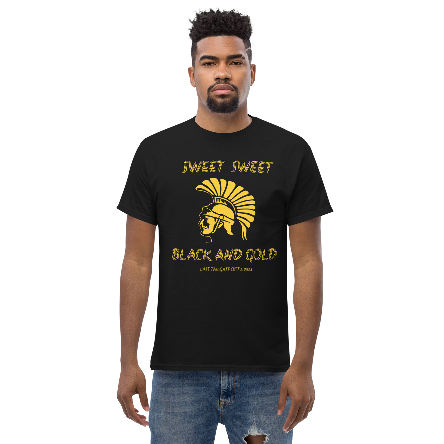 Sweet Sweet Black and Gold tee