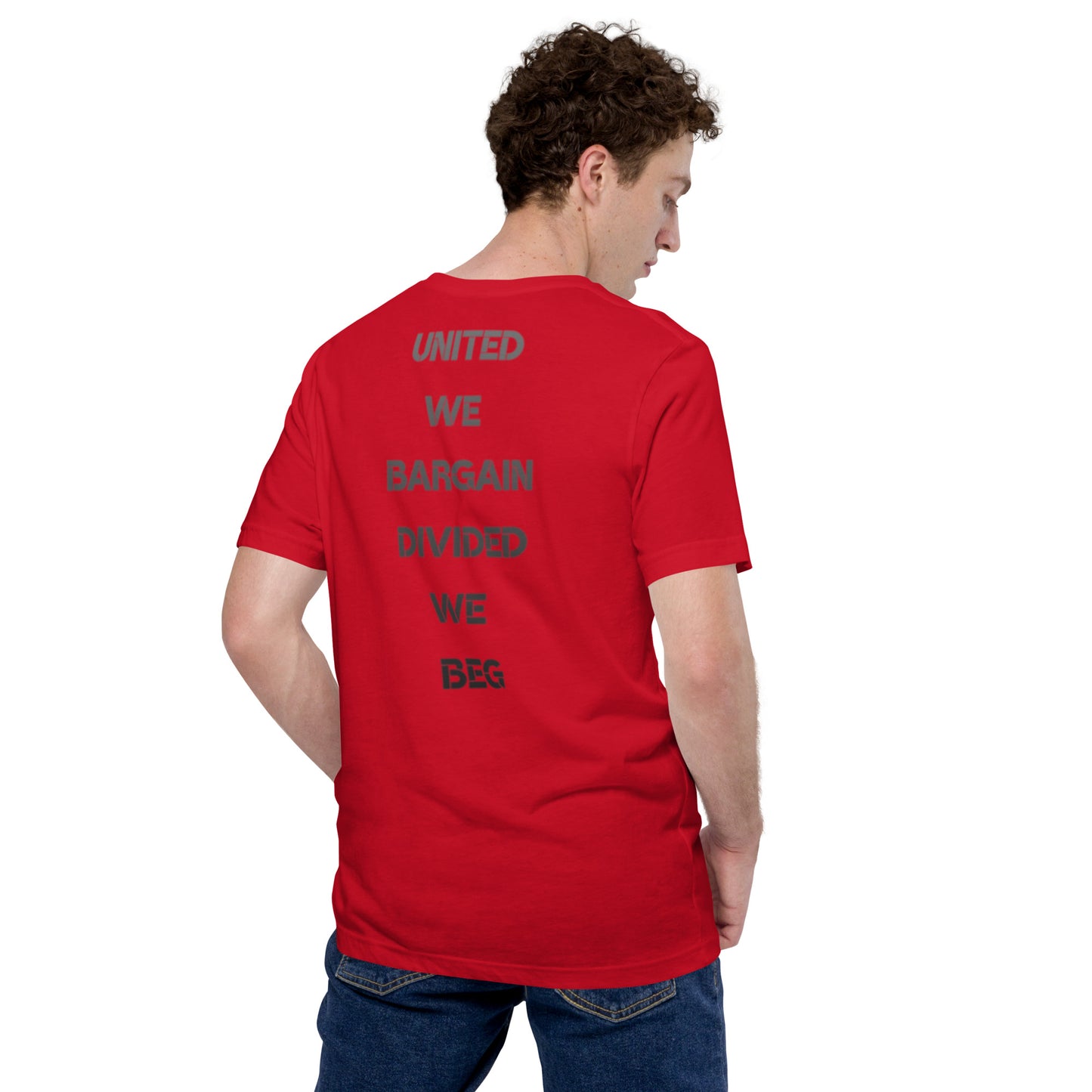 Solidarity Plus back Print t-shirt