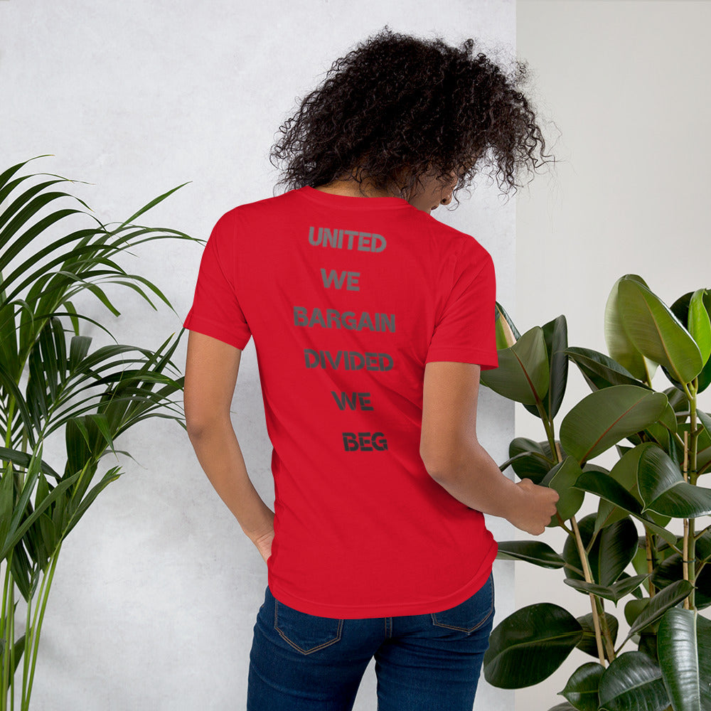 Solidarity Plus back Print t-shirt
