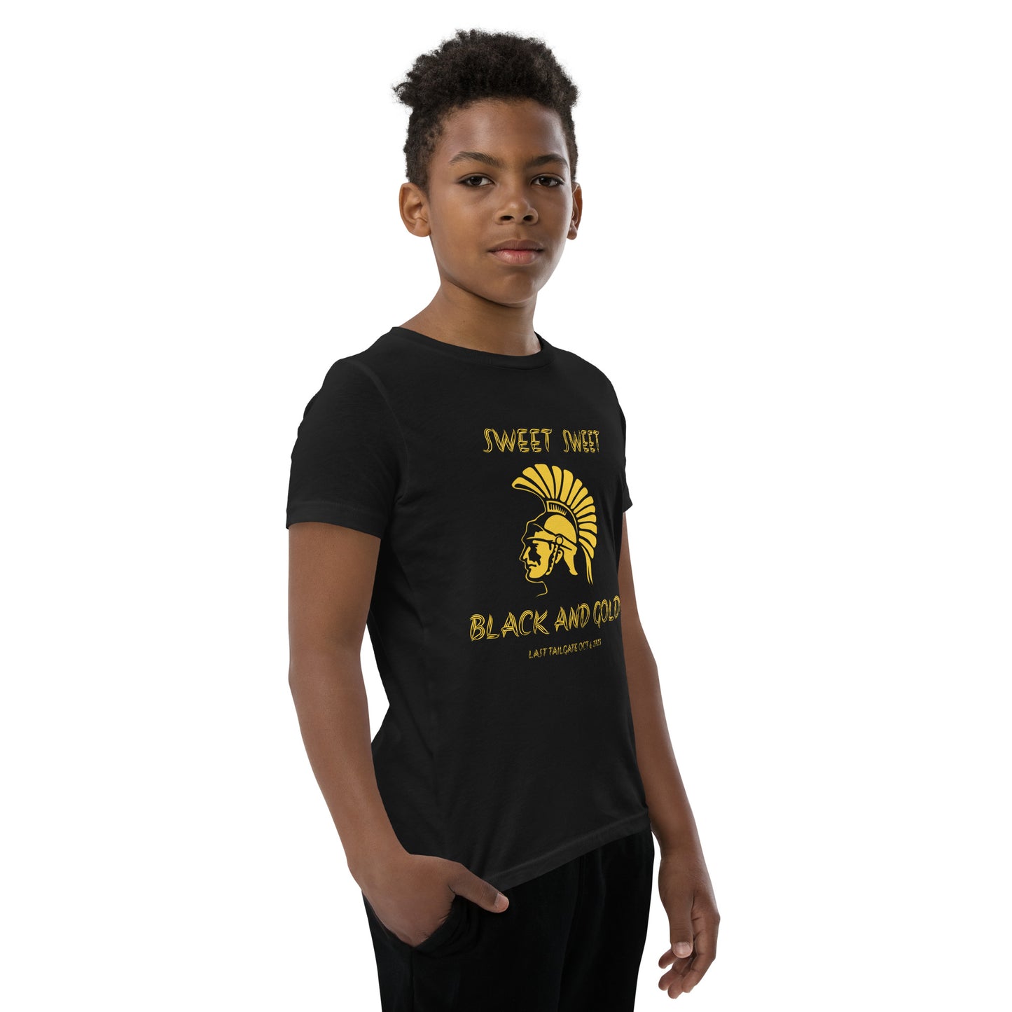 Youth Sweet Black And Gold T-Shirt