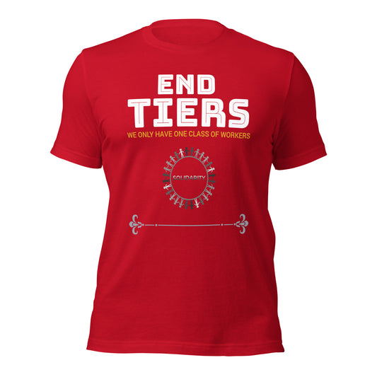 END TIERS t-shirt