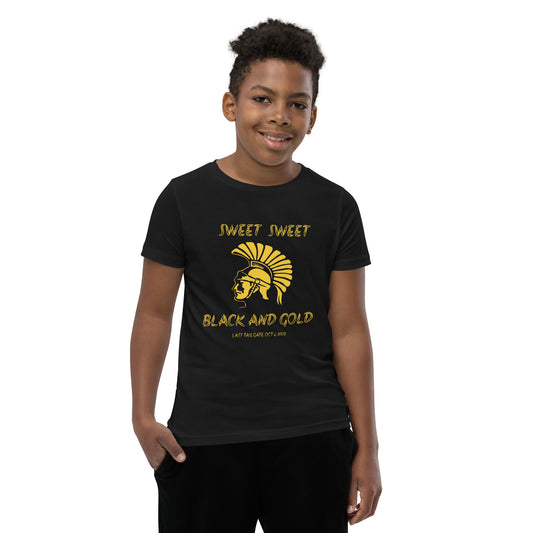 Youth Sweet Black And Gold T-Shirt